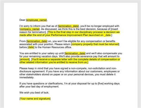 Ennotarized Letter Template