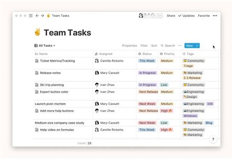Ennotion Database Template