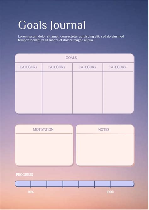 Ennotion Goals Template