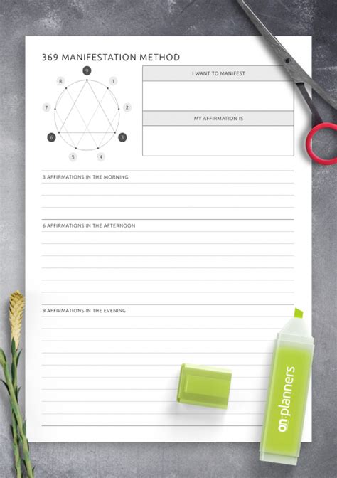 Ennotion Manifestation Template
