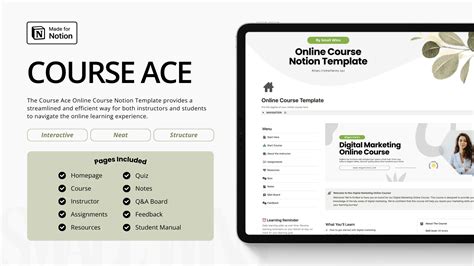 Ennotion Online Course Template