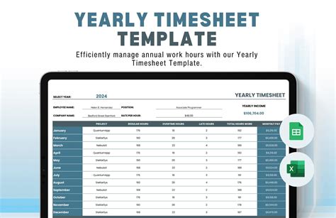 Ennotion Timesheet Template