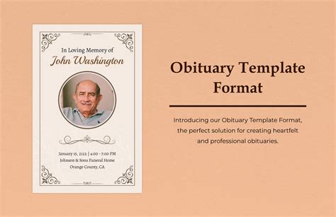Enobituaries Examples Templates