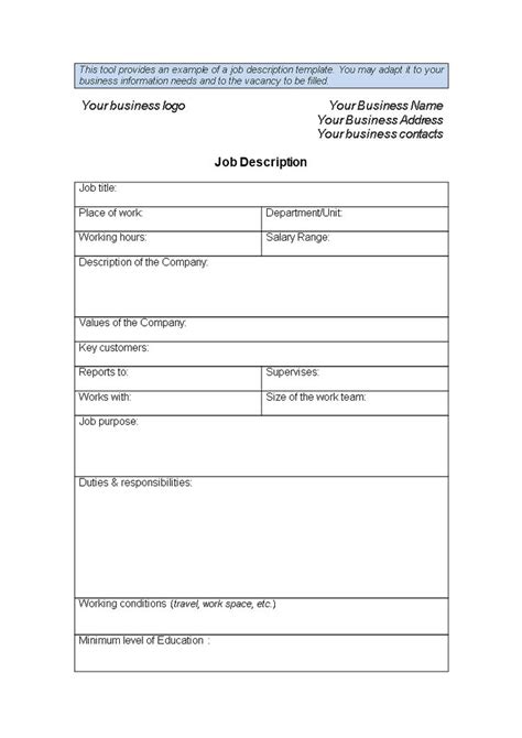 Enoc Description Template