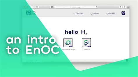 Enoc Intro Template