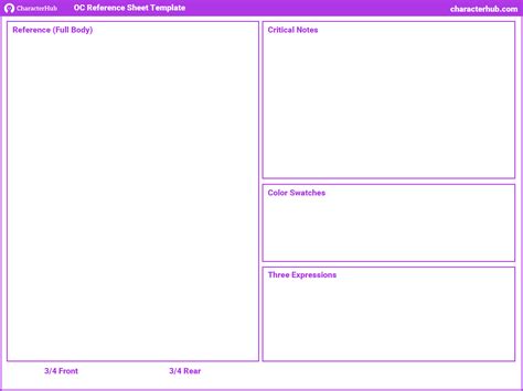 Enoc Ref Sheet Template