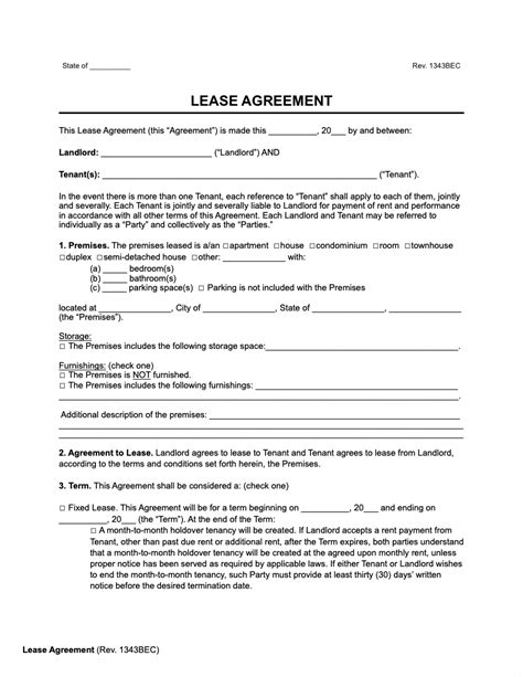 Enoffice Lease Template