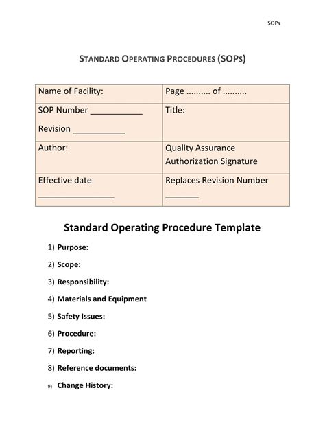 Enoffice Procedure Template