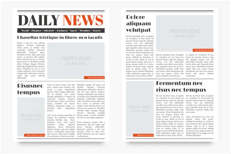 Enold Newspaper Template Google Docs