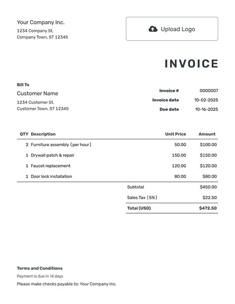 Enopen Invoice Statement Template