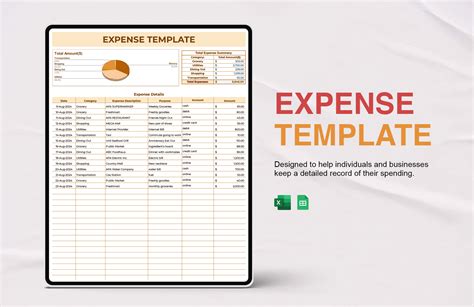 Enoperating Expenses Excel Template