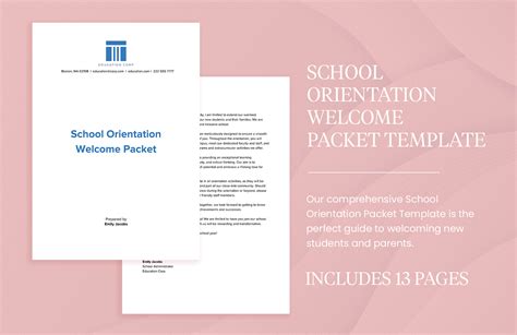 Enorientation Packet Template