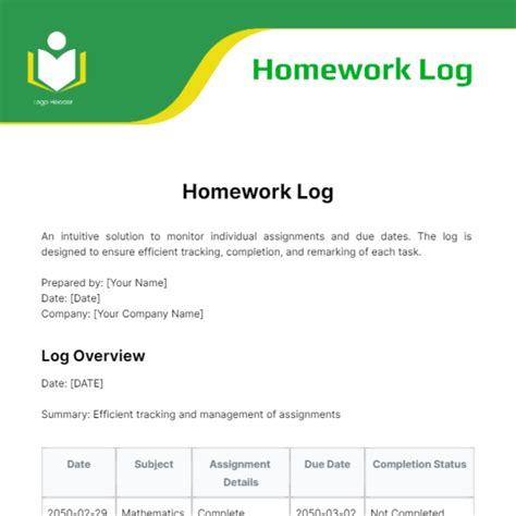 Enoverleaf Homework Template