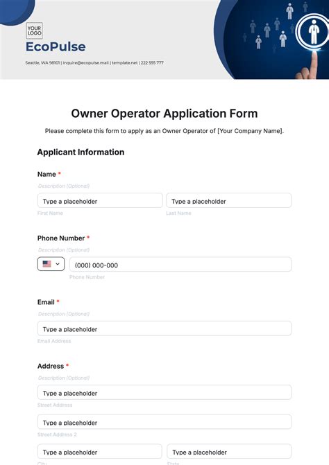 Enowner Operator Application Template