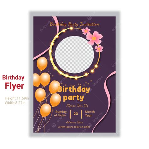 Enparty Invitation Flyer Template