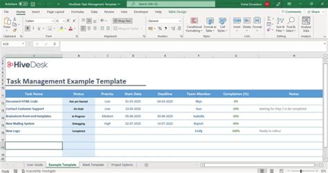 Enpatch Management Template Excel