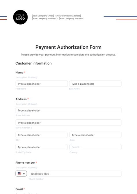 Enpayment Authorization Form Template