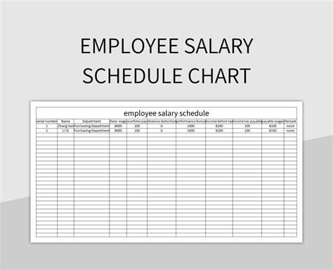 Enpayments Schedule Template