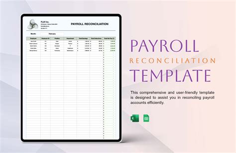 Enpayroll Reconciliation Excel Template