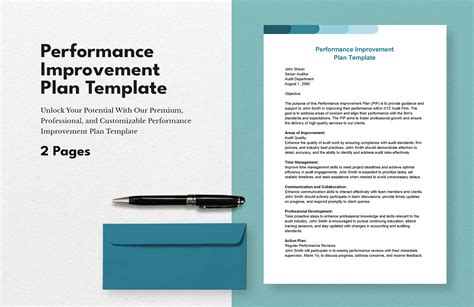 Enperformance Improvement Plan Template Google Docs