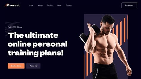 Enpersonal Trainer Website Template