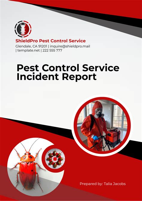 Enpest Control Report Template