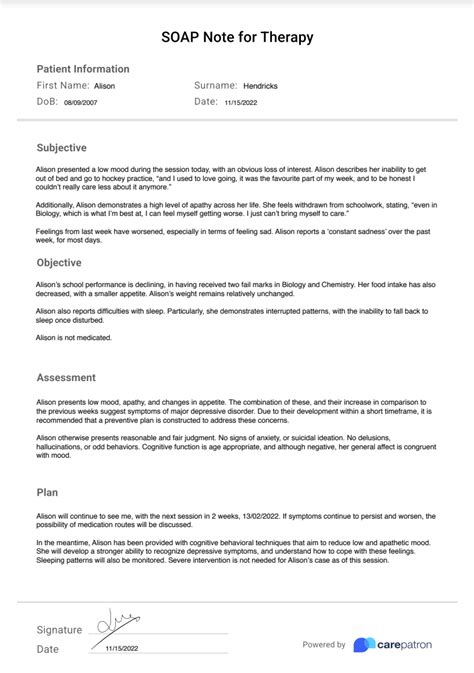 Enphysical Therapy Soap Note Template