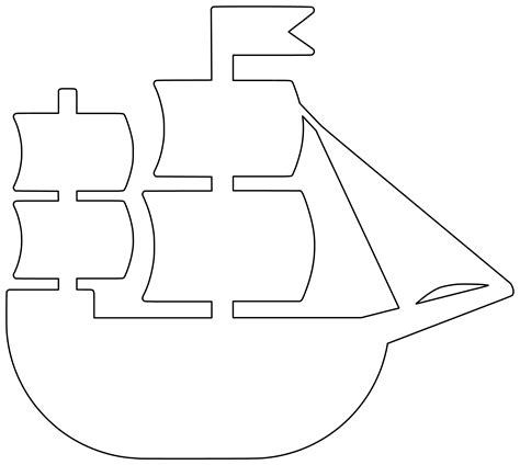 Enpirate Ship Template Printable