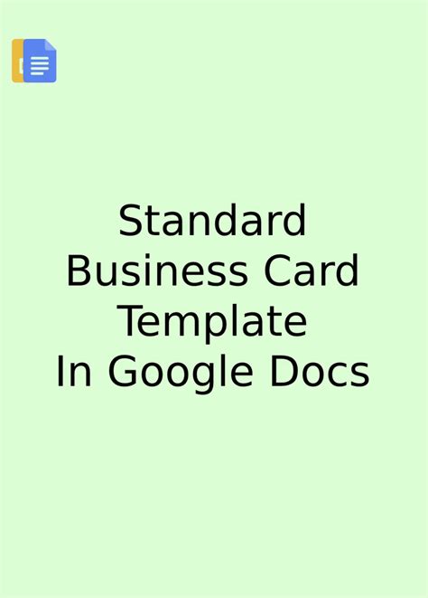 Enpost Card Template For Google Docs
