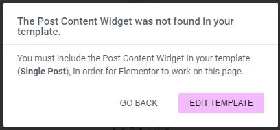 Enpost Content Widget Not Found In Your Template