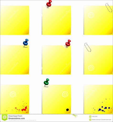 Enpost It Note Art Template