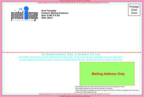 Enpostcard Mailing Template
