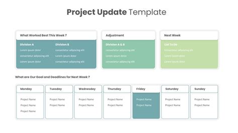 Enpowerpoint Project Update Template