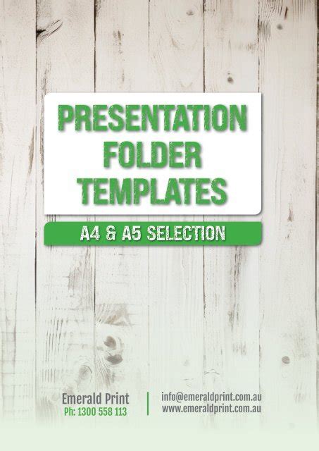 Enpresentation Folder Templates