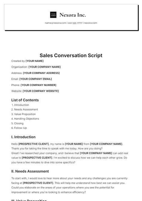 Enpresentation Script Template