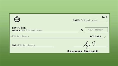 Enprintable Check Templates