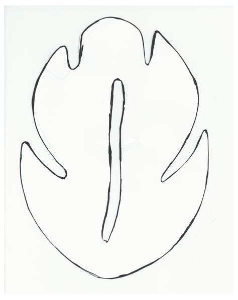 Enprintable Lilo Leaf Template