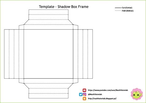 Enprintable Shadow Box Template