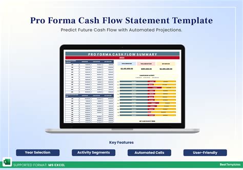 Enpro Forma Cash Flow Template Excel