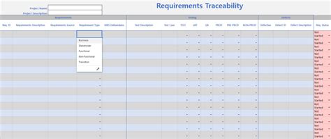 Enprocurement Excel Template