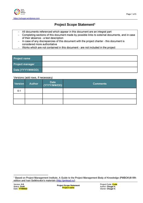 Enprogram Scope Template