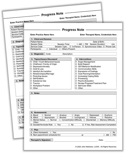Enprogress Notes Templates