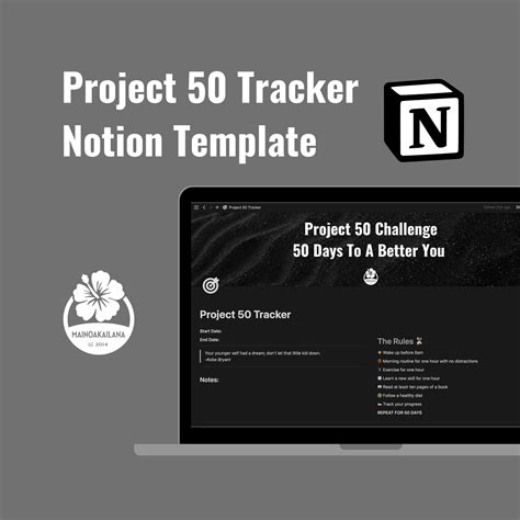 Enproject 50 Notion Template