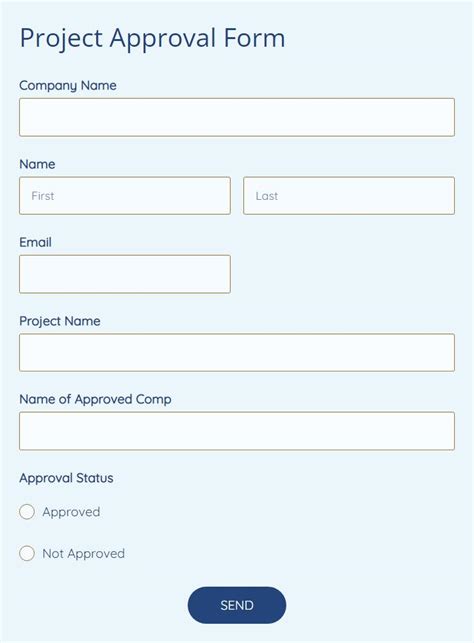 Enproject Approval Form Template Word