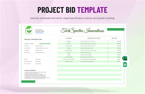 Enproject Bid Template Excel
