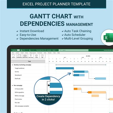 Enproject Dependencies Template Excel