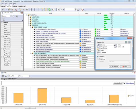 Enproject Management Database Template
