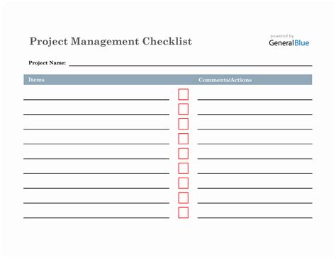 Enproject Management To Do List Template