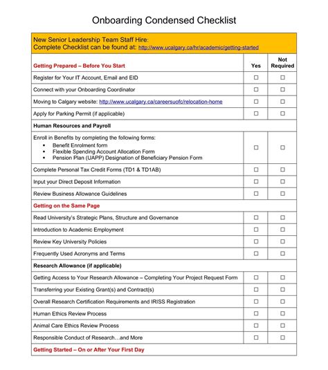 Enproject Onboarding Checklist Template