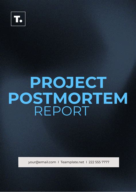 Enproject Postmortem Template